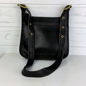 Vintage Coach Black Leather Janice Legacy Bag